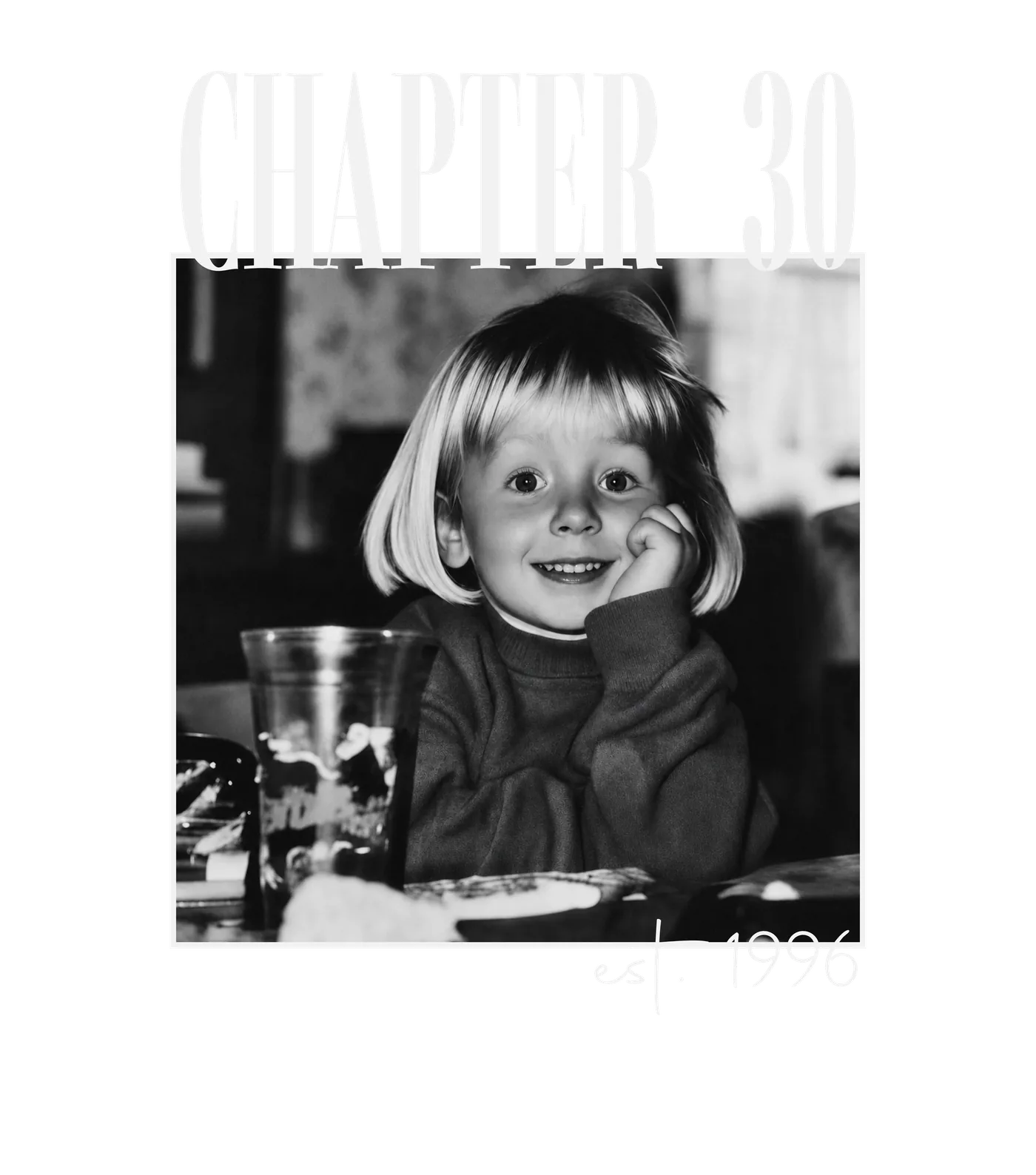 Personalized new chapter shirt with a custom photo, chapter number, and year